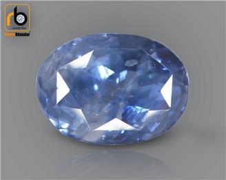 NATURAL  UNHEATED UNTREATED BLUE Sapphire / Neelam 5.68 cts. ( 63975 )